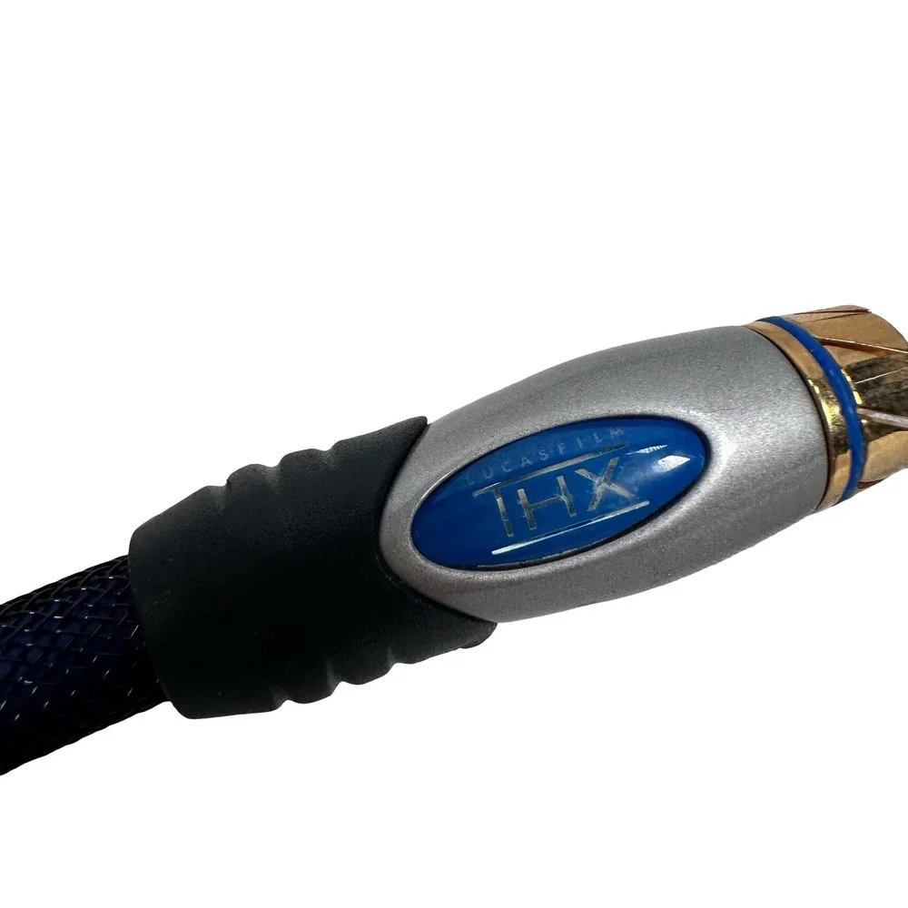 Monster Ultra Series THX 800 8 ft Component Video Cable RCA Blue Braided Mesh
